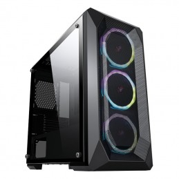 CASE GAMING ITEK EPSYLON 2.0 - Gaming Mini Tower 2xUSB3 3x12cm ARGB fan Side Panel Glass