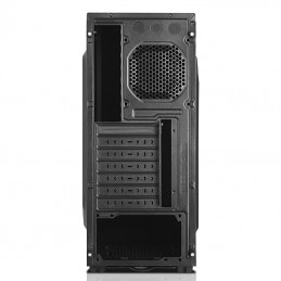 CASE GAMING ITEK INVADER R03 -  Middle Tower, USB3, 12cm red fan, Trasp Wind