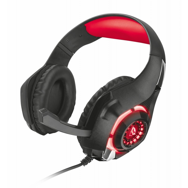 CUFFIE TRUST GXT313 GAMING NERO ILLUMINATED  PS4 XBOX SW 21601