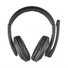 Cuffie per PC con Microfono ad Archetto CHAT Nero Trust Reno 21662