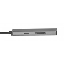 HUB  Dock Type-C - 1PT USB Type-A 3.1 + 2 PT USB Type-A 2.0 + 1PT RJ45 MICRO -SD