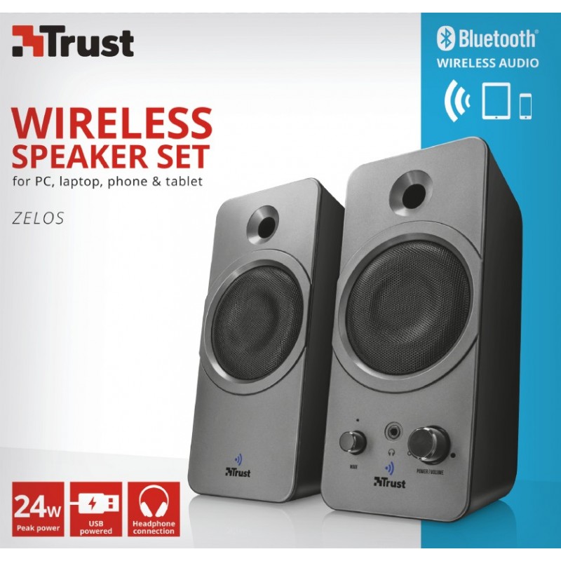 CASSE BLUETHOOT TRUST ZELOS 24WATT  22654