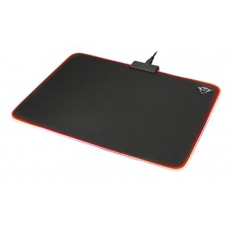 TAPPETINO PER MOUSE CON BORDI  LED RGB MORBIDO FLESSIBILE TRUST 23063 350X260 MM