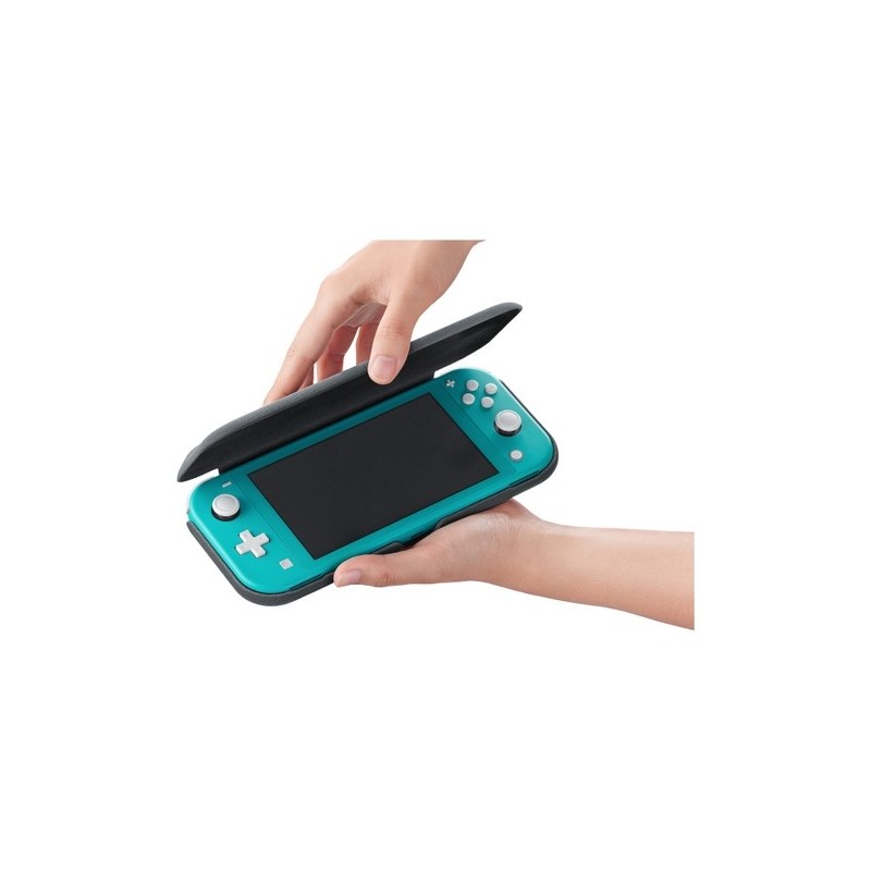 Custodia flip gray per Switch lite + Pellicola Protettiva originale