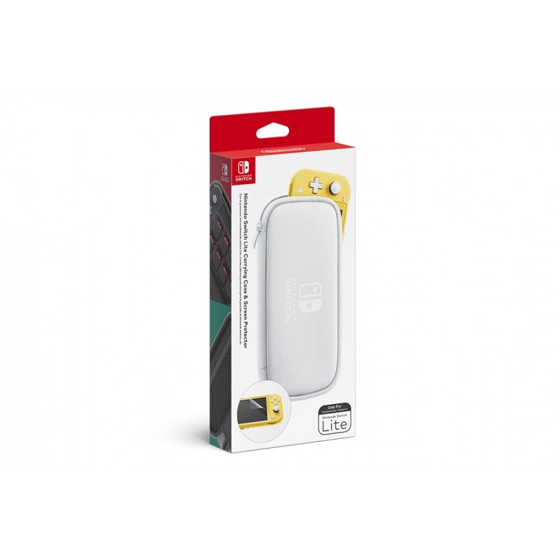 Custodia flip white per Switch lite + Pellicola Protettiva originale