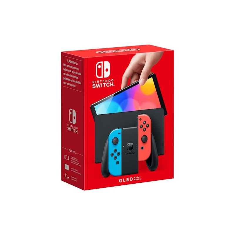 NINTENDO SWITCH CONSOLE Modello OLED blue rosso