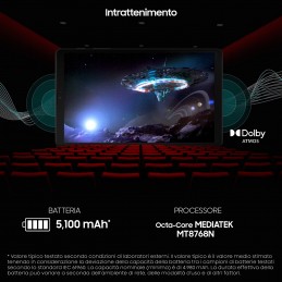 TABLET Samsung Galaxy Tab A7 LITE 8,7'' 3 32 WIFI GB Espandibili GRAY  SM-T220 Android 11, Grigio [Versione italiana] 2021