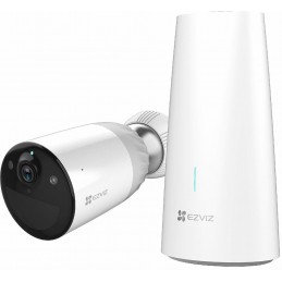 KIT EZVIZ 1 TELECAMERA DA ESTERNO FHD A BATTERIA + BASE CS-BC1-B1 - AUDIO 2 VIE + PIR