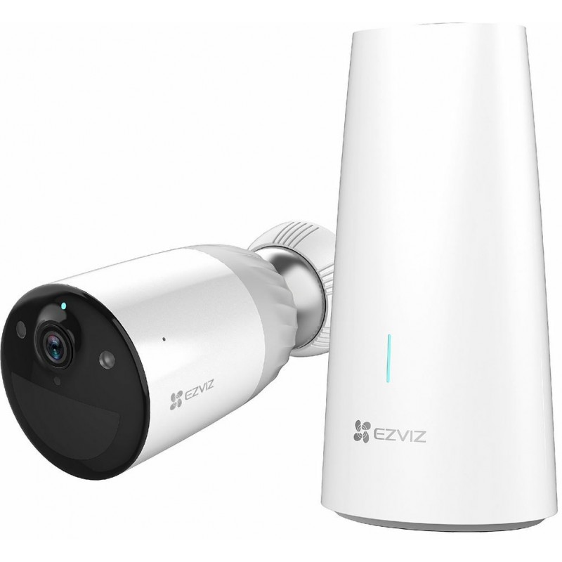 KIT EZVIZ 1 TELECAMERA DA ESTERNO FHD A BATTERIA + BASE CS-BC1-B1 - AUDIO 2 VIE + PIR