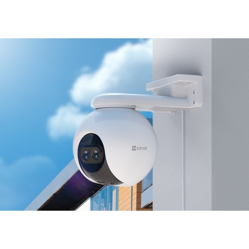 TELECAMERA WIFI EZVIZ OUTDOOR SMART WI-FI CAMERA  CS-C8PF FullHD 1080P Doppio Obiettivo Riconoscimento Figura Umana IP65 vision
