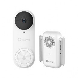 VIDEOCAMPANELLO WIFI 5MP CON SUONERIA EZVIZ CS-DB2 PRO BATTERIA 5200mAh PIR IP65 AUDIO BIDIREZIONALE H265 SLOT PER MICRO SD