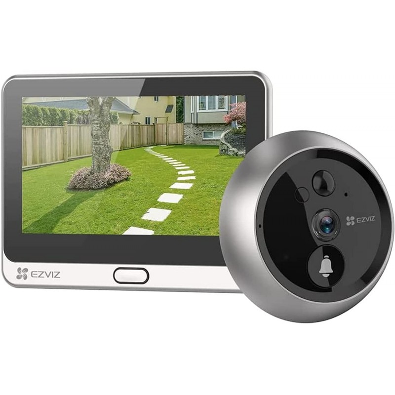 SPIONCINO SMART EZVIZ CS-DP2C DISPLAY 4.3" WIFI - FULLHD - AUDIO BIDIREZIONALE - VISIONE NOTTURNA - H265