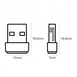 ADATTATORE TP-LINK ARCHER T2U NANO - USB WIRELESS 600 Mbit s