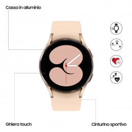 Samsung Galaxy Watch4 SM-GALAXY Watch4 SM-R860NZDAITV   40mm Orologio Smartwatch, Monitoraggio Salute, Fitness Tracker, Batteri