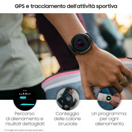 Samsung Galaxy Watch4 SM-GALAXY Watch4 SM-R860NZDAITV   40mm Orologio Smartwatch, Monitoraggio Salute, Fitness Tracker, Batteri