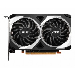 MSI Radeon RX 6500 XT MECH 2X 4G OC Gaming Graphics Card - AMD RX , GPU 2447 2669 MHz, 4000 MB di Memoria DDR6, Velocità di Mem