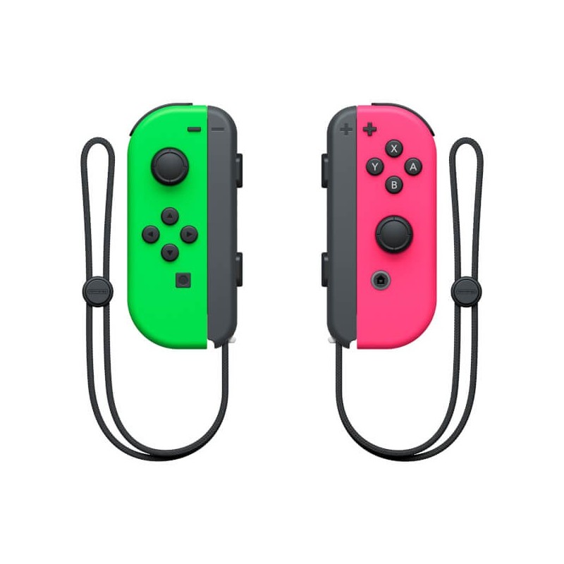 JOY-CON COPPIA CONTROLLER SWITCH VERDE ROSA