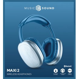 CUFFIE BLUETOOTH MAXI 2 MUSIC SOUND CELLULARLINE BLUE
