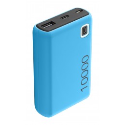 Power Bank CELLULARLINE 10.000mAH  -2 USB - 1 TYPE C - 1 MICRO USB BLACK PBESSENCE10000B