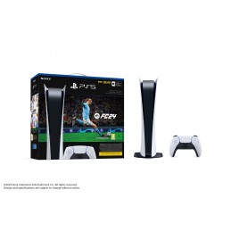 PS5 CONSOLE 825GB DIGITAL ED. WHITE + FC 24 + FUT VCH ITA