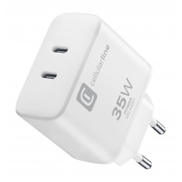 CARICABATTERIA USB-C 35W CELLULAR LINE PER IPHONE