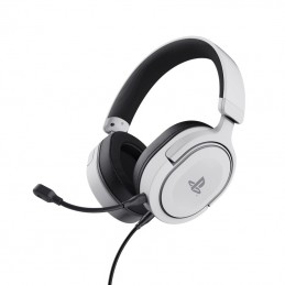 CUFFIE PER SONY PS5 PS4 PC TRUST GXT 498W Forta Cuffie Ecosostenibile WHITE