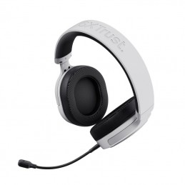 CUFFIE PER SONY PS5 PS4 PC TRUST GXT 498W Forta Cuffie Ecosostenibile WHITE