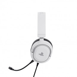 CUFFIE PER SONY PS5 PS4 PC TRUST GXT 498W Forta Cuffie Ecosostenibile WHITE