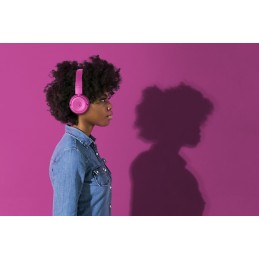 CUFFIE BLUETOOTH VIBED MUSIC SOUND CELLULARLINE PINK