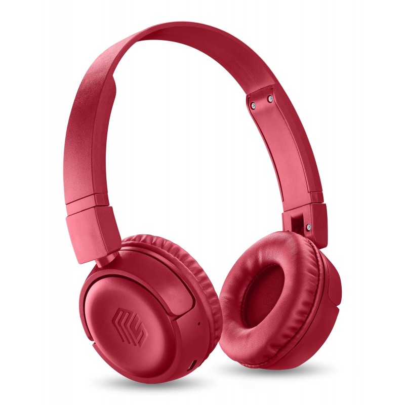 CUFFIE BLUETOOTH VIBED MUSIC SOUND CELLULARLINE RED
