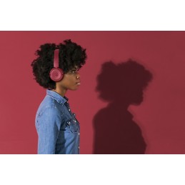 CUFFIE BLUETOOTH VIBED MUSIC SOUND CELLULARLINE RED