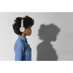 CUFFIE BLUETOOTH VIBED MUSIC SOUND CELLULARLINE WHITE