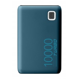 POWER BANK CELLULARLINE ESSENCE TURBO 10000mAH 20W 3 PORTE USB - Micro USB - USB C BLUE