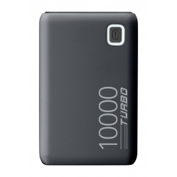 POWER BANK CELLULARLINE ESSENCE TURBO 10000mAH 20W 3 PORTE USB - Micro USB - USB C GRAY