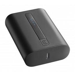 POWER BANK CELLULARLINE THUNDER FAST CHARGING 10000mAH 20W 2 PORTE USB - USB C BLACK