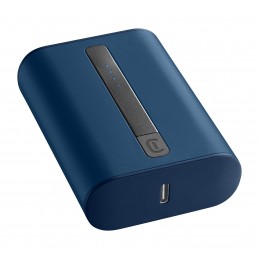 POWER BANK CELLULARLINE THUNDER FAST CHARGING 10000mAH 20W 2 PORTE USB - USB C BLUE