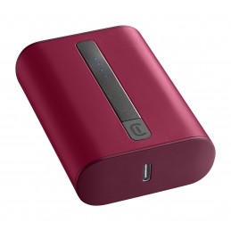 POWER BANK CELLULARLINE THUNDER FAST CHARGING 10000mAH 20W 2 PORTE USB - USB C RED