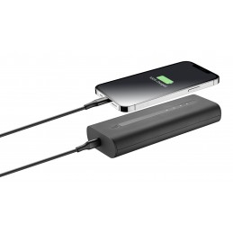 POWER BANK CELLULARLINE THUNDER FAST CHARGING 20000mAH 20W 2 PORTE USB - USB C BLACK