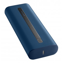 POWER BANK CELLULARLINE THUNDER FAST CHARGING 20000mAH 20W 2 PORTE USB - USB C BLUE