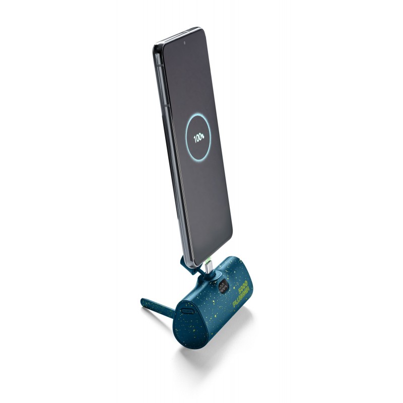 POWER BANK CELLULARLINE PLUGGER 5000mAH 20W - USB C BLUE