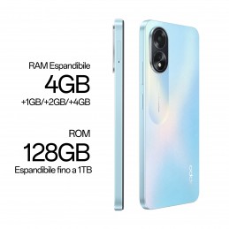OPPO A18 4+128GB 6.72" GLOWING BLUE