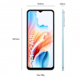 OPPO A18 4+128GB 6.72" GLOWING BLUE