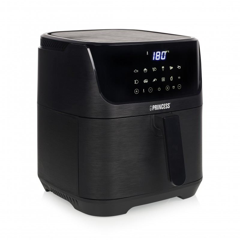 Friggitrice ad Aria XXXL, 1800 watt, 6.5 litri, Separatore per Alimenti, 12 programmi di cottura, Schermo digitale