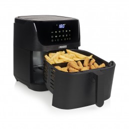 Friggitrice ad Aria XXXL, 1800 watt, 6.5 litri, Separatore per Alimenti, 12 programmi di cottura, Schermo digitale