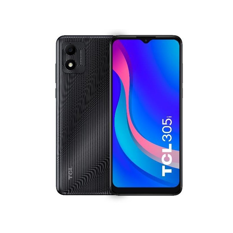 TCL 305i  2 32 GB PRIME BLACK Display 6.52" HD+, Android 11, Camera 13 Mp, Batteria 4000 mAh