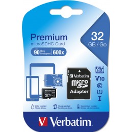 MICRO SD VERBATIM 64GB PREMIUM CLASS 10
