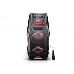 SHARP PS-929(BK) SPEAKER BLUETOOTH PORTATILE TWS - 180W -RADIO- USB - AUX - IPX5 - GIOCO LUCE LED RGB - NERO