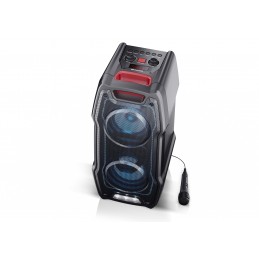 SHARP PS-929(BK) SPEAKER BLUETOOTH PORTATILE TWS - 180W -RADIO- USB - AUX - IPX5 - GIOCO LUCE LED RGB - NERO