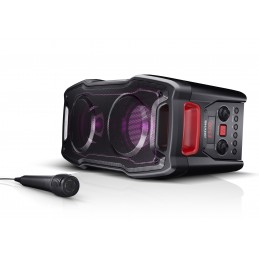 SHARP PS-929(BK) SPEAKER BLUETOOTH PORTATILE TWS - 180W -RADIO- USB - AUX - IPX5 - GIOCO LUCE LED RGB - NERO