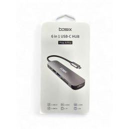 ADATTATORE HUB 6 IN 1 USB-C...